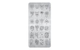 Magnetic Stamping Plate Happy Floral. 118621  Card 18