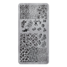 Magnetic Stamping Plate Floral 118602  Card 3