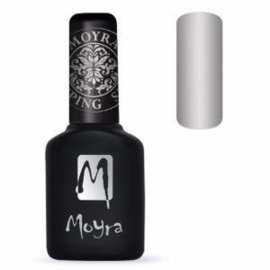 Moyra Foil Polish For Stamping Silver 10 ml fp 03 Droogt aan de lucht.