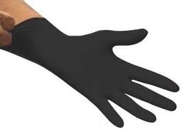 Handschoenen  Soft  nitril Zwart small   100 stuks