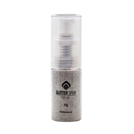 Glitter Spray Steel Silver 118083