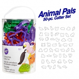 Wilton 2304-1055 Cutter Set Animal Pals Set/50