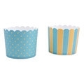 337114 Städter baking cups turquoise-geel maxi