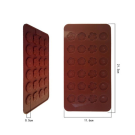 chocolate mold Bloemen