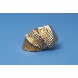 PME BC717 Gold Mini Standard Baking Cups 45stuks