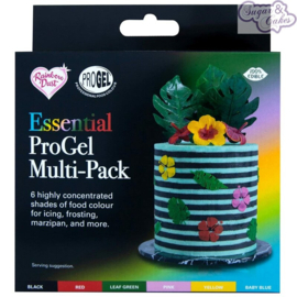 Pro gel Multi pack 6 kleuren basis