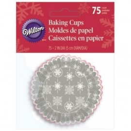 Wilton 415-5383 Baking Cups sneeuwvlok pk/75-