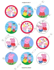 Peppa big cupcake 1