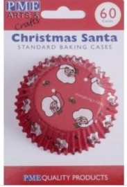 PME BC719 Christmas Santa Baking Cups 60stk