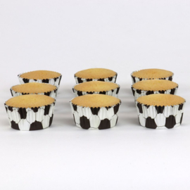PME BC829 voetbal metallic cupcake cases (30 stuks)