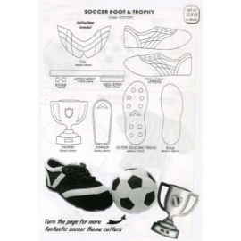 JEM 101CF009 Soccer Boot & Trhophy set van 8