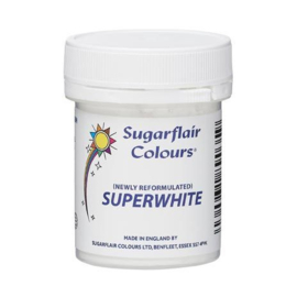 Sugarflair super WHITE ( 20 gr.)