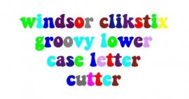 Windsor Clikstix groovy lower case CG01