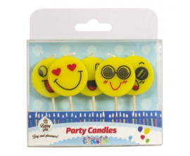 Taartkaarsjes emoji (5 stuks)