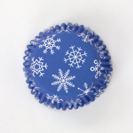 PME BC827 sneeuwvlok metallic cupcake cases