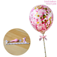 Ballon taart topper roze