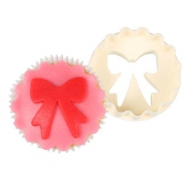 FMM CUTCUP4 Double Sided Cupcake Cutter Bows & Scallop
