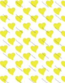 Hartjes geel