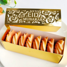 Sweetbox Eid mubarak goud ( 5 stuks)
