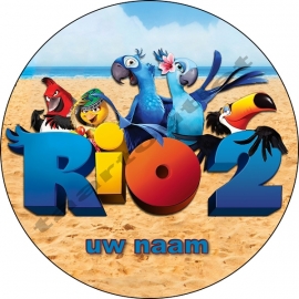 Rio rond met naam 02