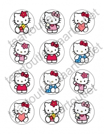 Hello Kitty 2 cupcake