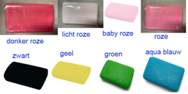 Set van 5x100 gram verschillende kleuren