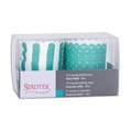 337046 Städter baking cups turquoise-wit mini