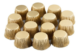 Goud Mini Standaard Baking Cups 36 stuks