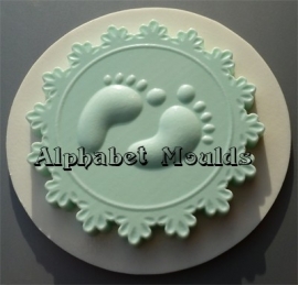 AM0113 Baby Feet Cupcake Topper