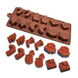 chocolate mold kerst 2