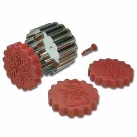 170704 Städter plunger cookie cutter Winter/Kerst set van 3