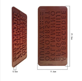 chocolate mold alphabet