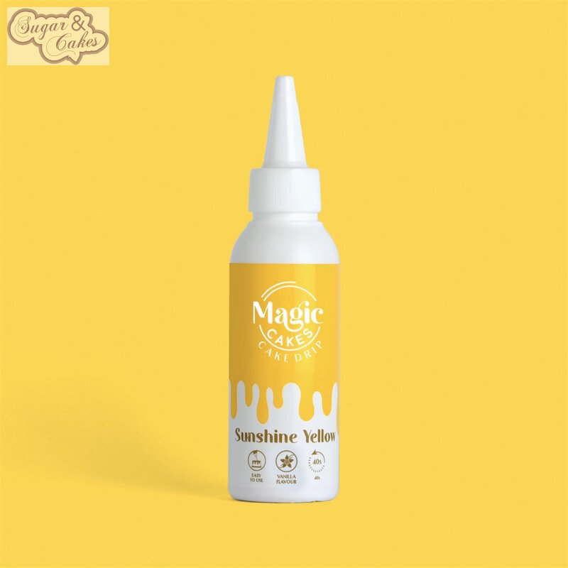 Magic cake drip sunshine yellow 100 gr.