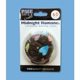 PME BC724 Midnight Romance Baking Cups 60stk