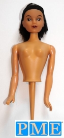 PME DP203 Black Hair Doll Pick/barbie
