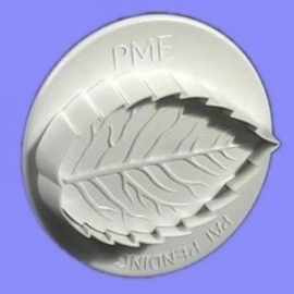 PME RL528 Veined Rose Leaf Plunger Cutter Med