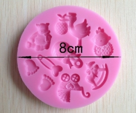 CV33- baby shower mold