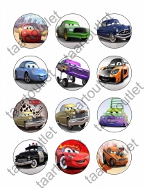 cars 2 vrienden cupcake 3