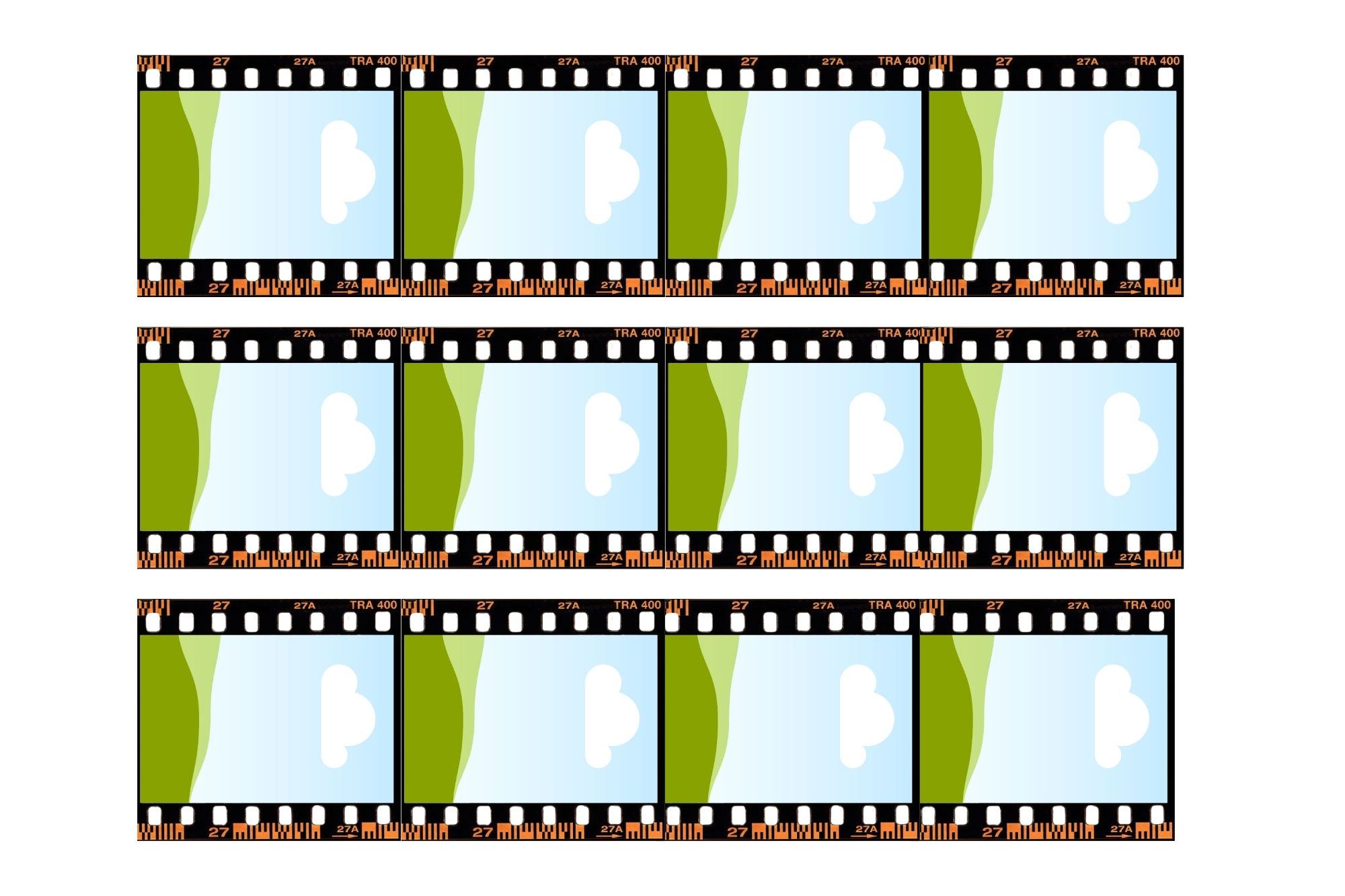 Filmrol horizontaal