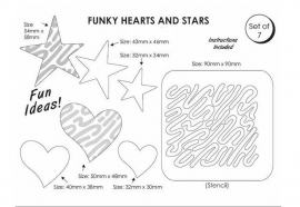JEM 106M014 HEARTS AND STARS SET OF 7