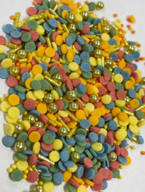 Confetti sprinkle mix (50 gram)