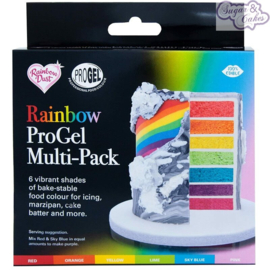 Progel Multi pack 6 kleuren regenboog