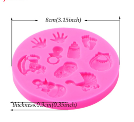 CV 339 -baby shower mold 2