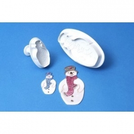 PME SN906 Snowman plunger cutter set van 2