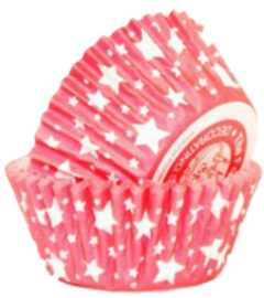 SK Ruby Red Star Cupcake Cases