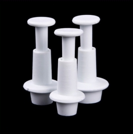 I Round Plunger Cutter set van 3