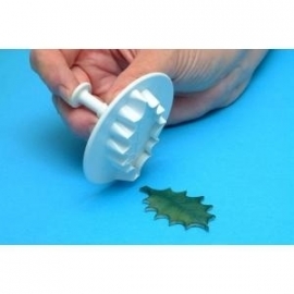 PME HLL661 Veined Holly Leaf Plngr Ctr Xlrg 43mm