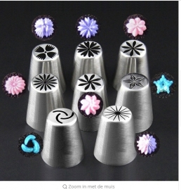 russian flower tips set 2