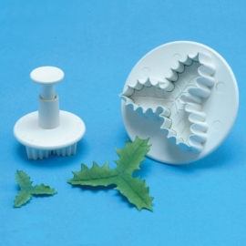 PME HS636 Three leaf holly plunger cutter set of 2