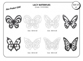 JEM 1101CC004 LACY BUTTERFLIES